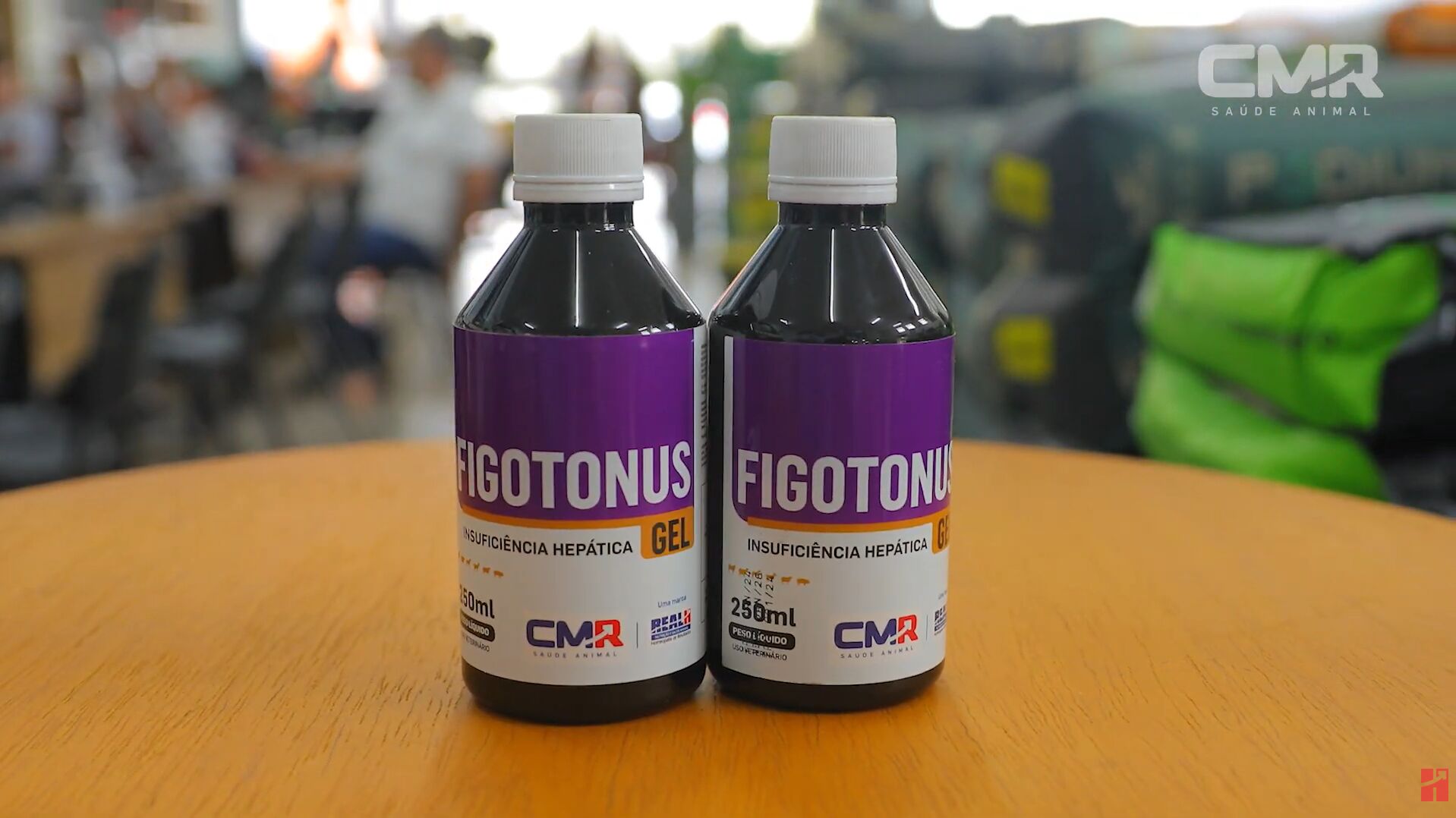 Frascos de Figotonus Gel para saúde animal